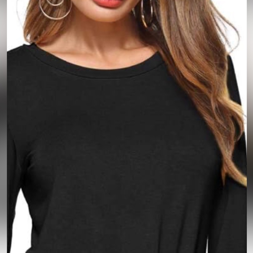 Twist Knot front Long sleeve Top